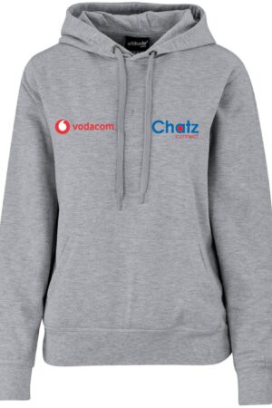 Ladies Essential Hooded Sweater - Grey