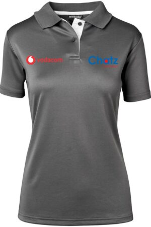 Ladies Tournament Golf Shirt - Grey