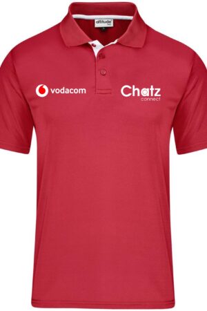 Mens Tournament Golf Shirt - Red